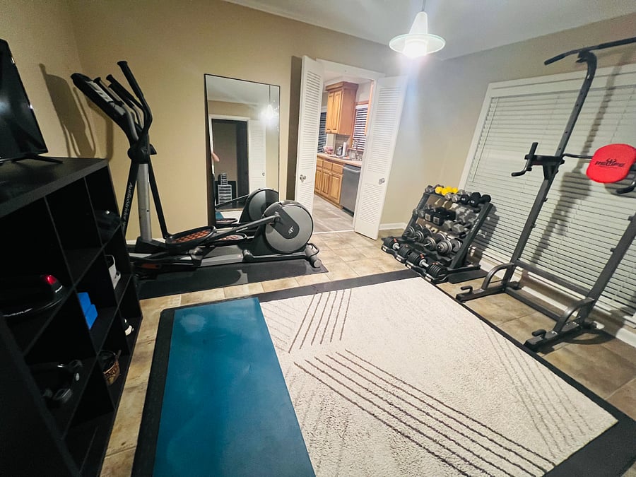 Home gym.