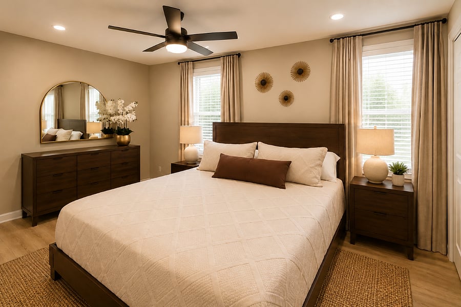 Full View of the Main Bedroom