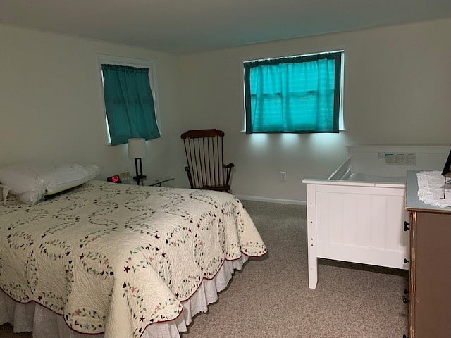 Guest bedroom - queen and child's single bed