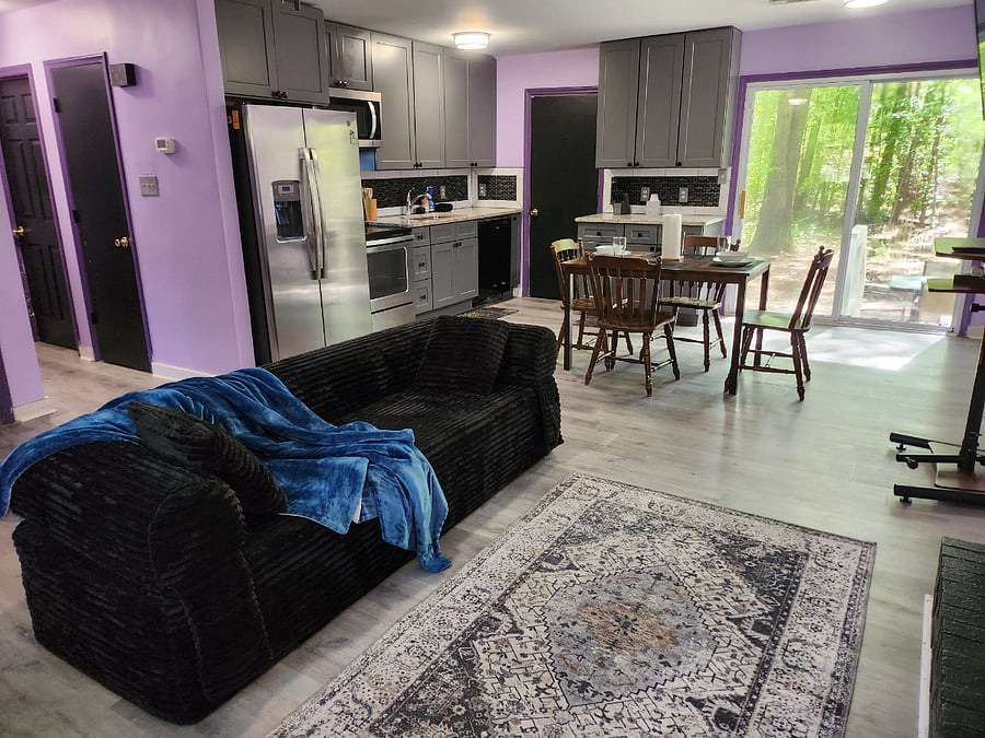 Lounge/ TV area with plenty of room for activities.