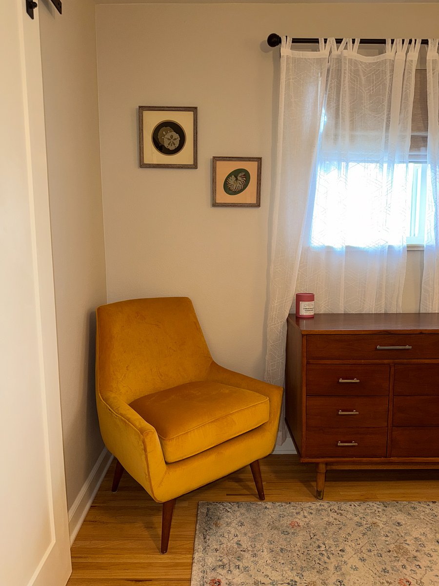 Primary Bedroom Chair and Dresser
