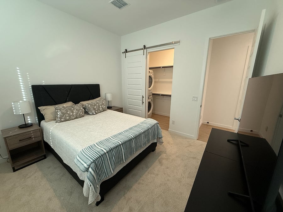 New Bed and linens