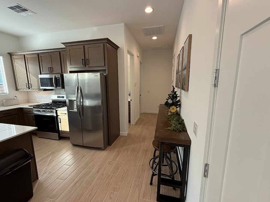 Fully-stocked kitchen
