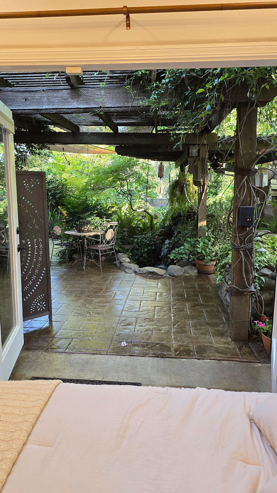 View from the bedroom.