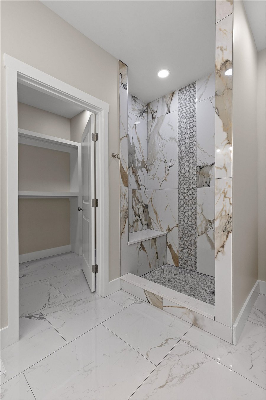 Large walk-in closets in every bedroom