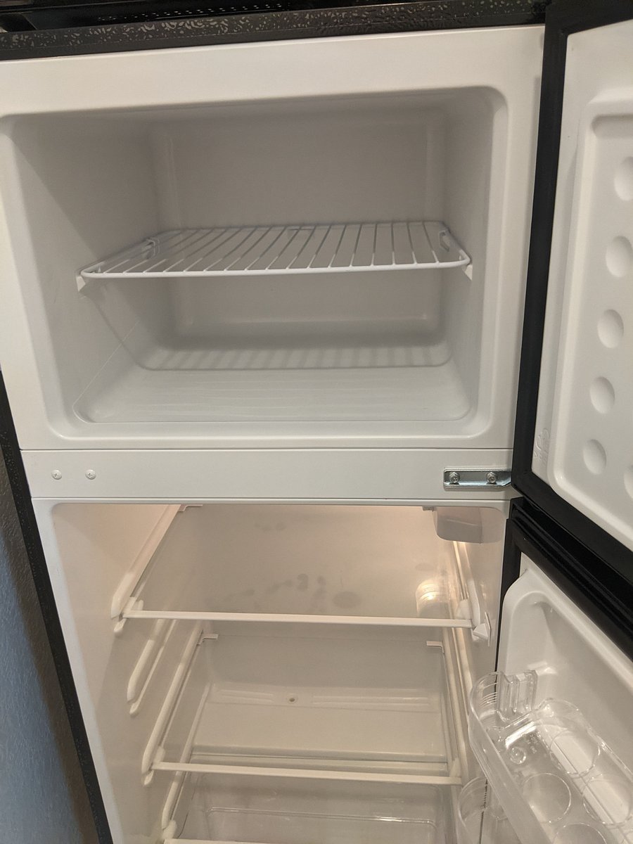 Full size fridge is newly purchased.