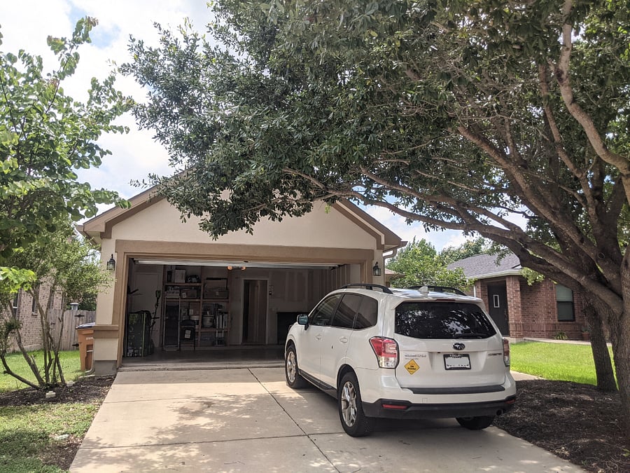 You will have your own parking spot in the garage and separate entrance to the suite via garage door.
