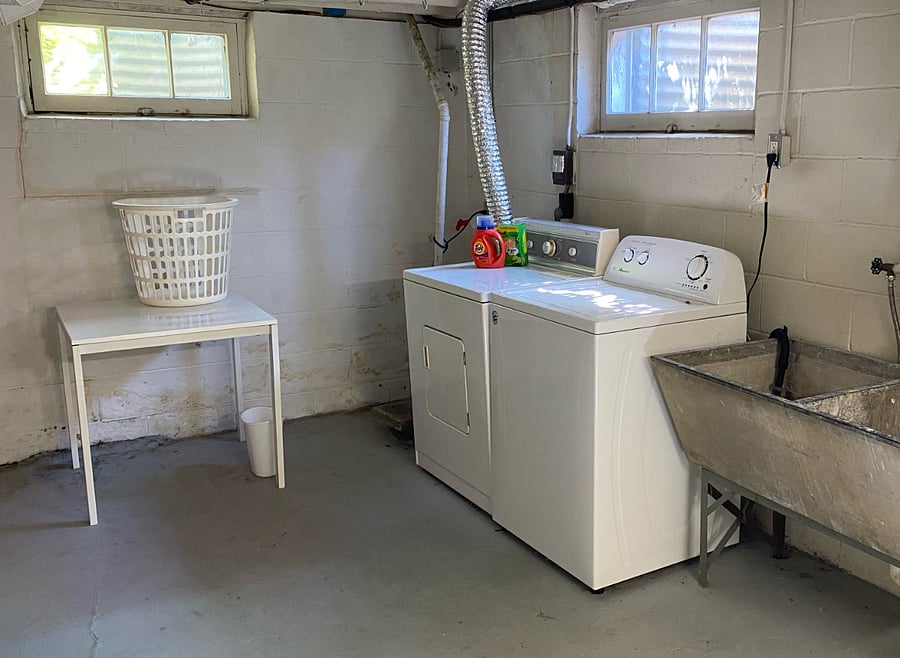 Laundry in Basement