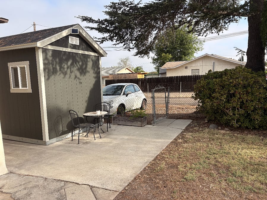 Parking in front of property.
