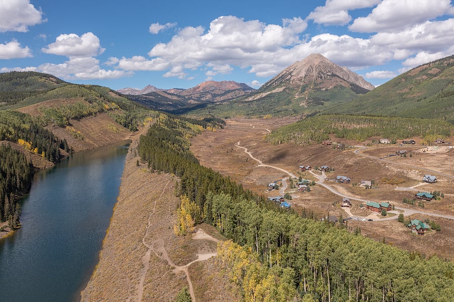 Long Lake with Gothic Mountain in the background - your backyard view is of Gothic Mtn!
