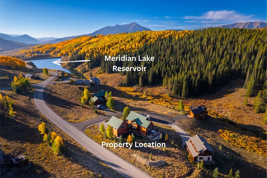 Easy walk to Meridian Lake Reservoir