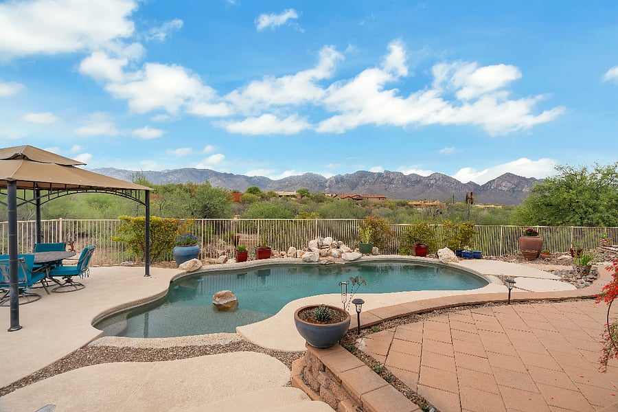 View from patio
