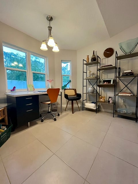 Office and study area