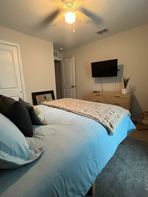 TV and dresser