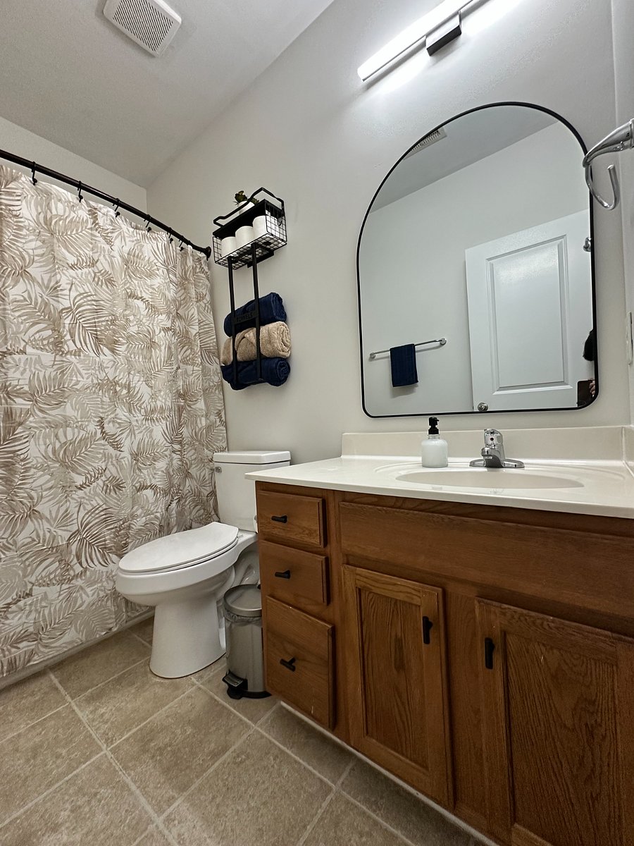 Private bathroom inside the primary bedroom area.