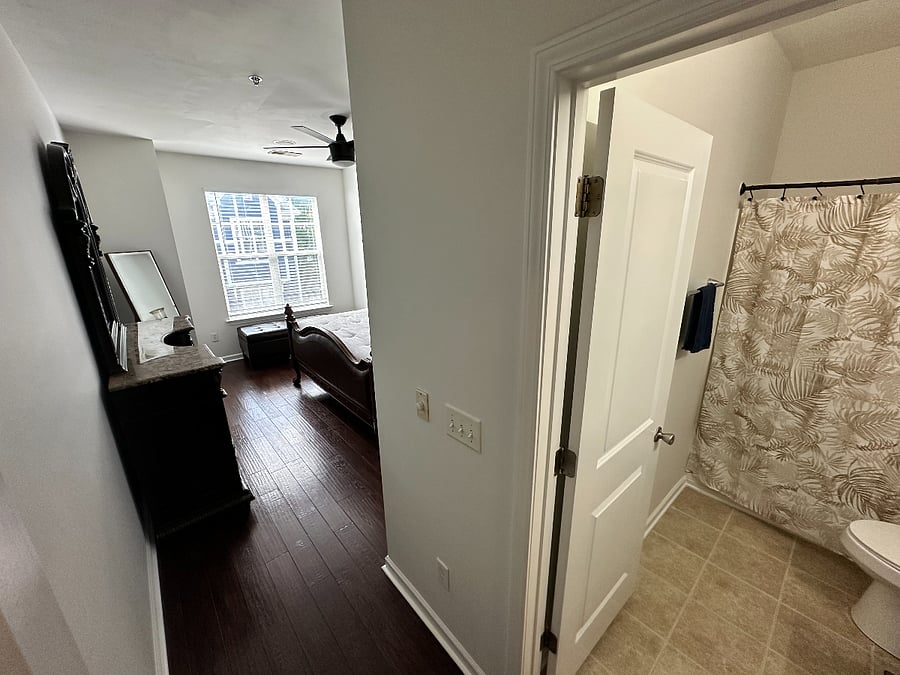Private bathroom inside the primary bedroom area.