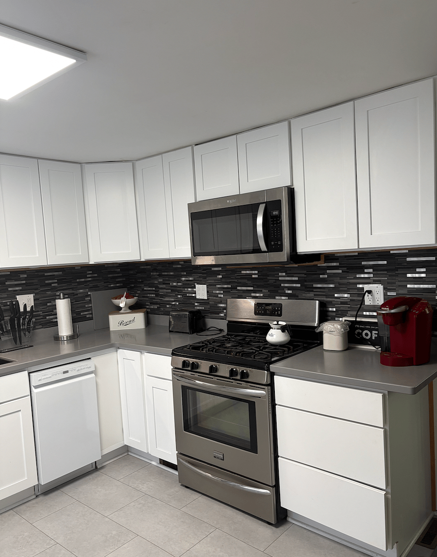 kitchen with stainless steel appliances