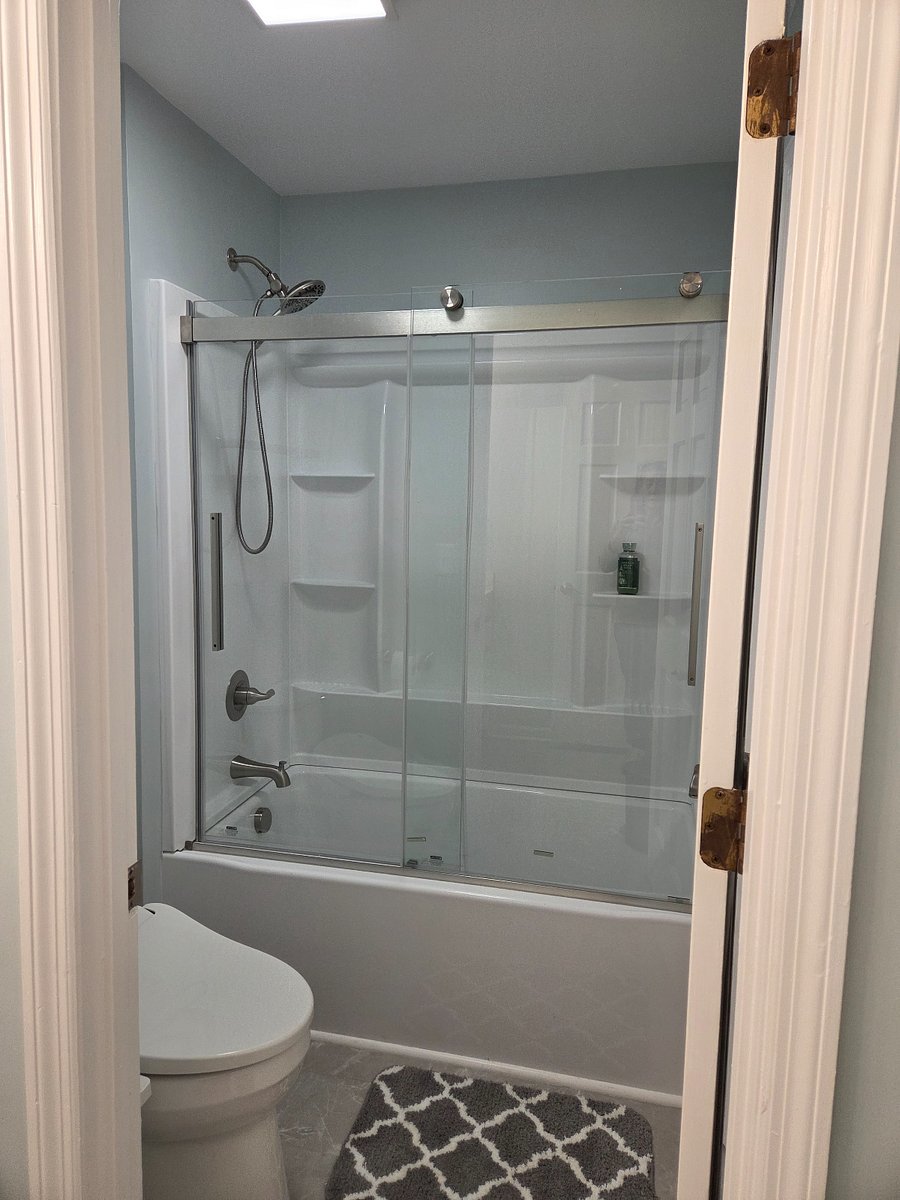 Second Bath Includes Tub and Shower