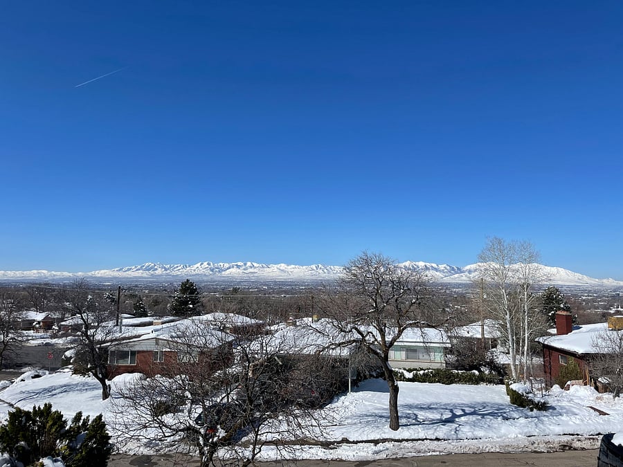 view from front porch