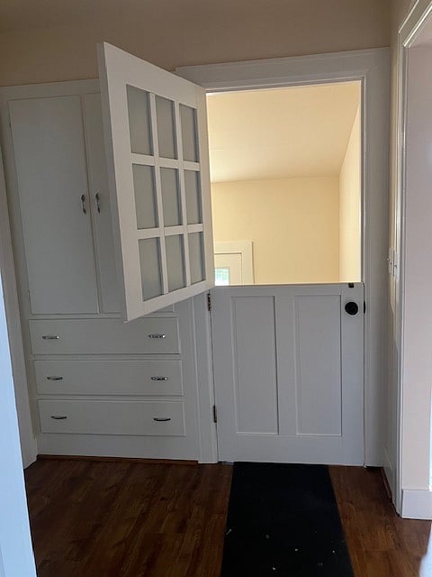 Adorable Dutch Door lets in light and air 