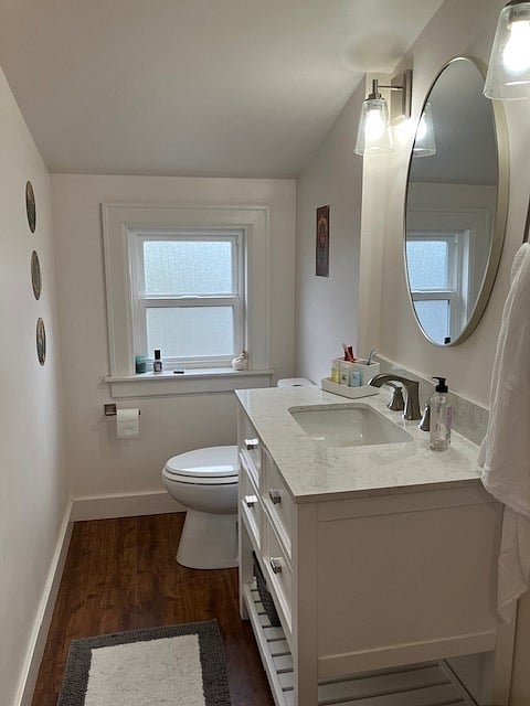 Clean and bright bathroom
