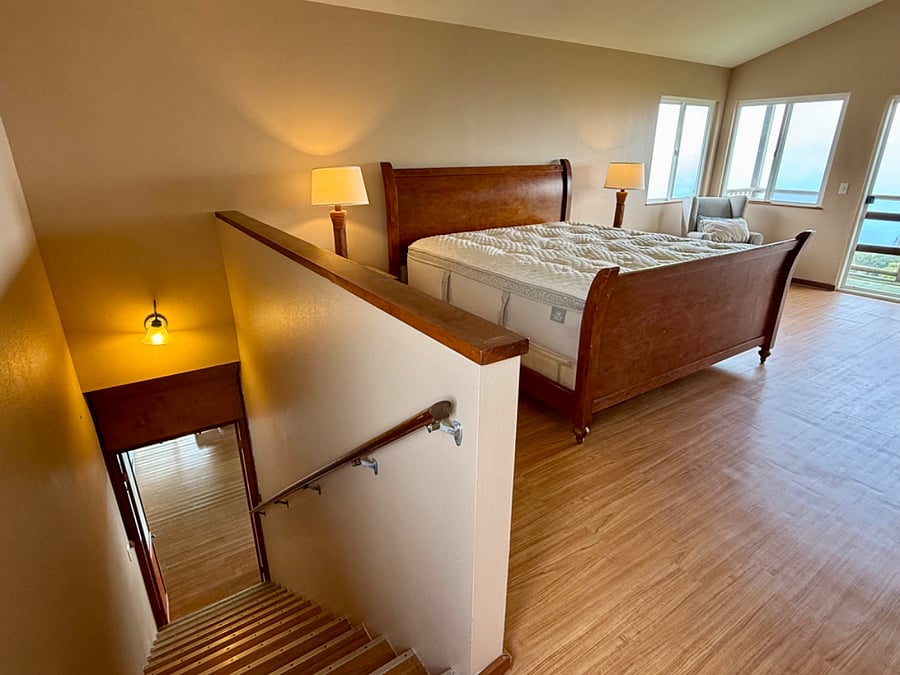Primary Suite - Entire top floor - private bath and balcony