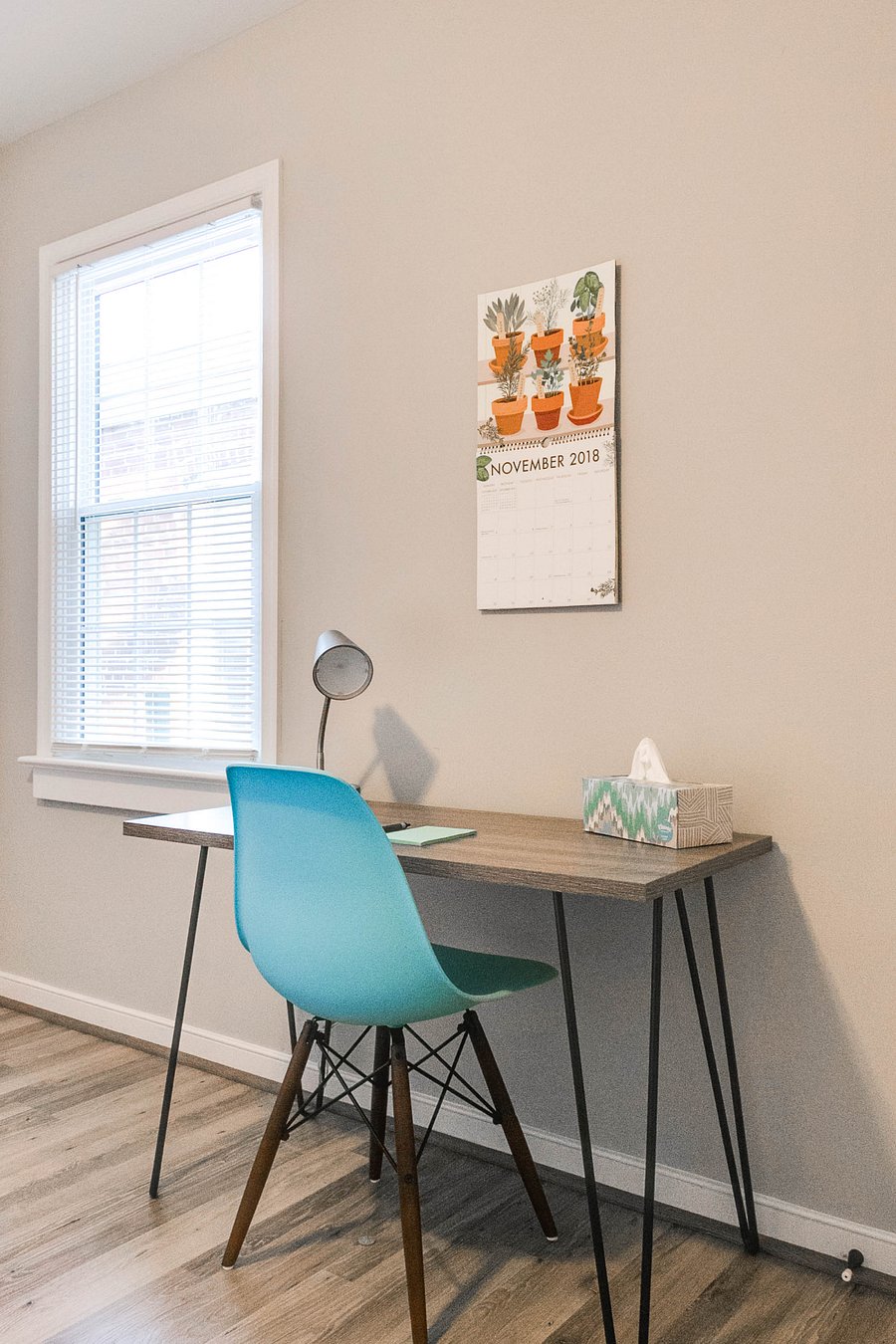 Workspace in bedroom one