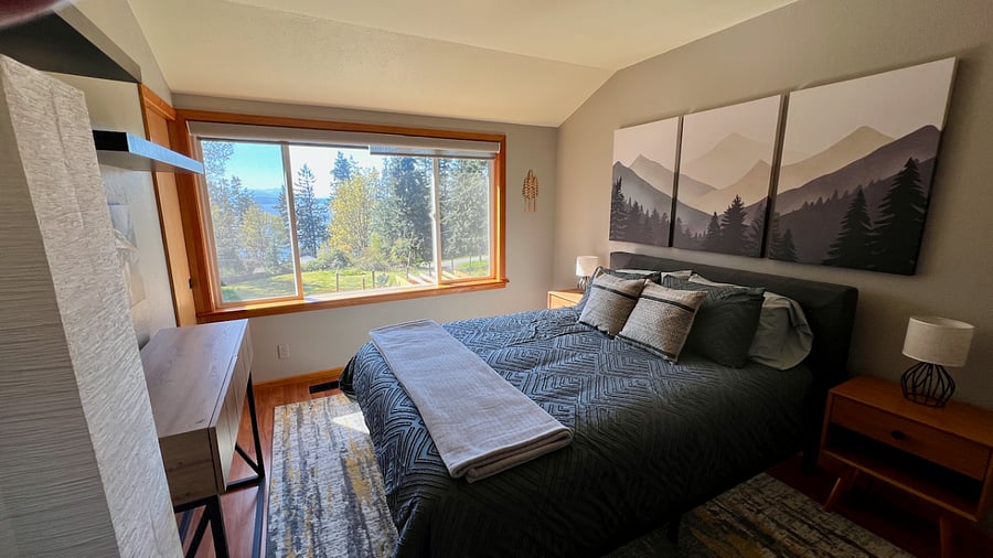 Bdrm 2, W facing, main level