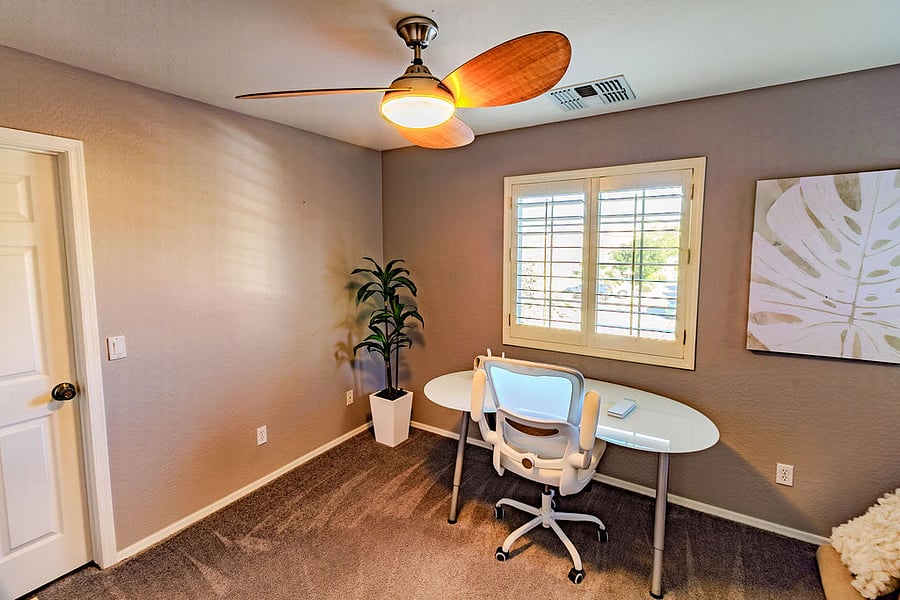 Private workspace/office - upstairs