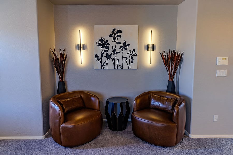 Sitting area in Primary Bedroom Suite