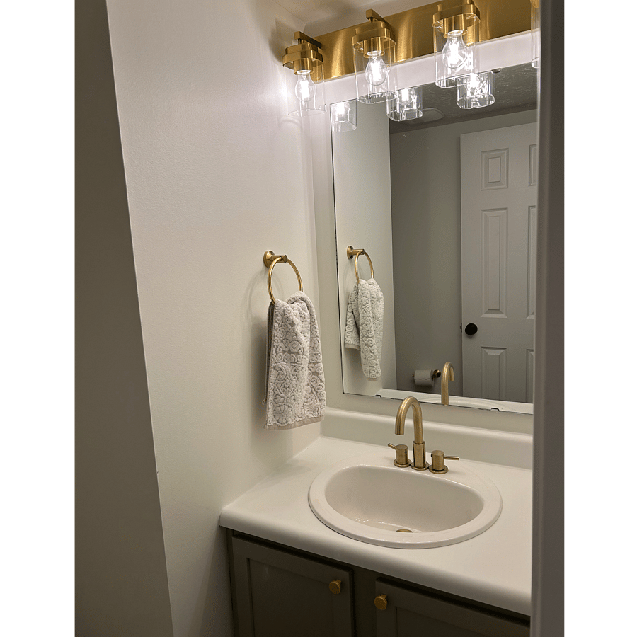 Half Bath on First Floor