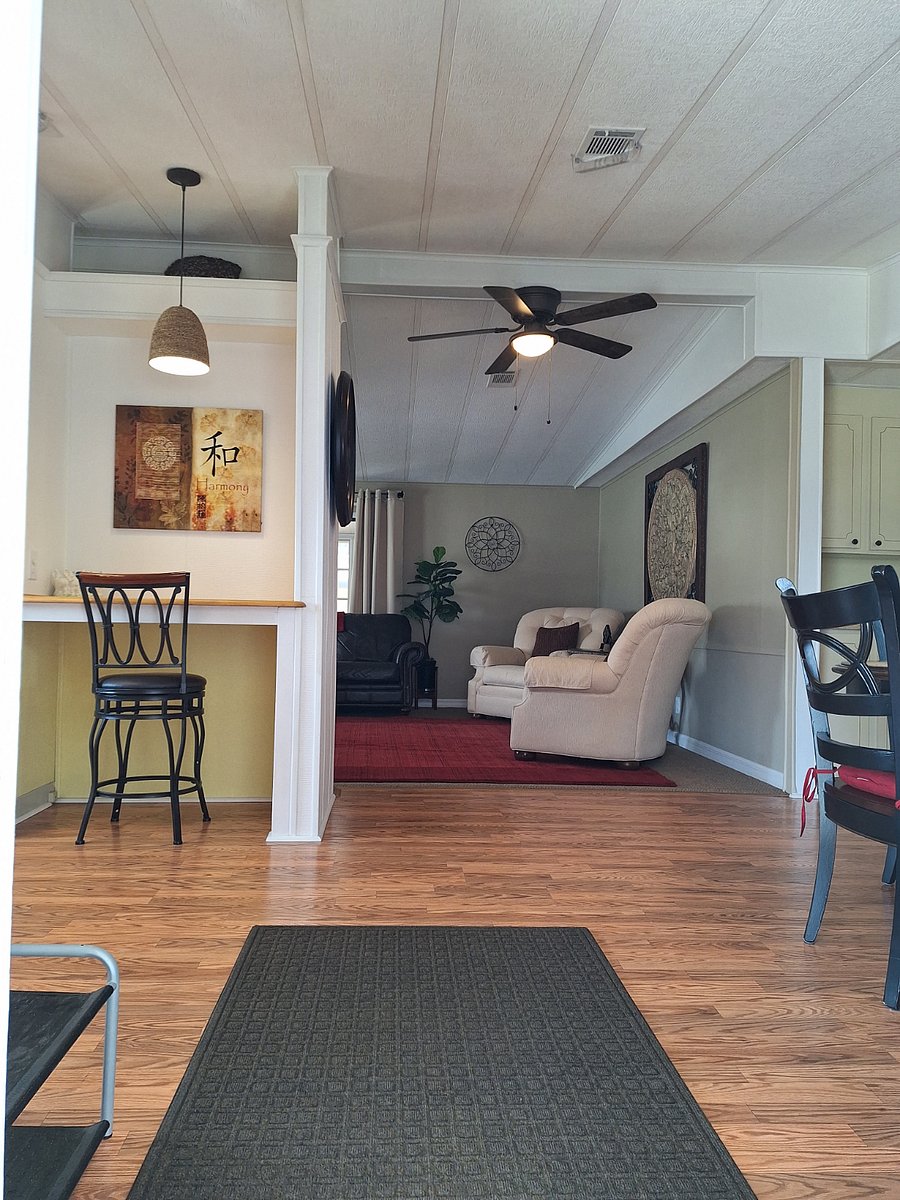 View as you enter the front door.