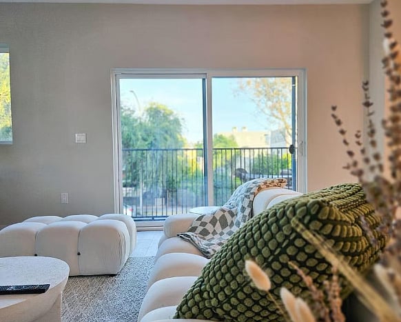 Living Room - lavish and spacious living area with modern decor, comfortable seating, and a bright open-concept layout.