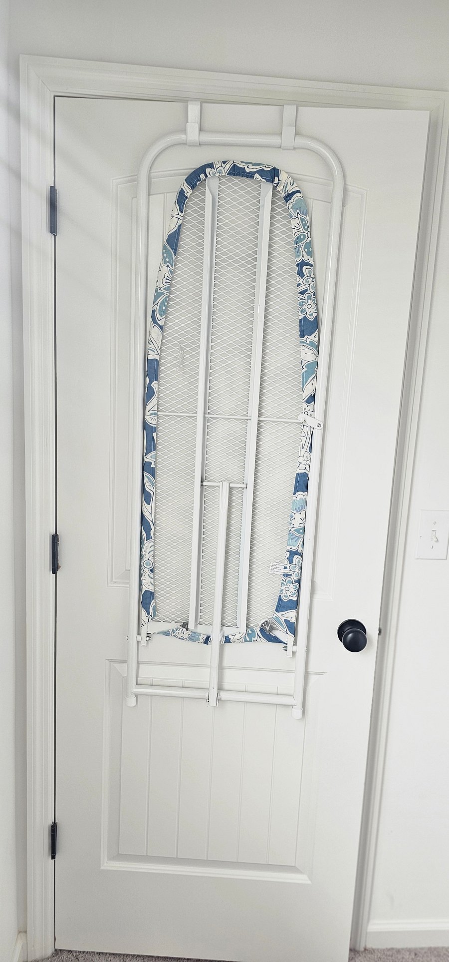 Closet space with iron setup