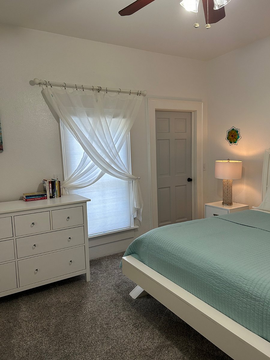 Dresser for storage. Blankets provided if needed.