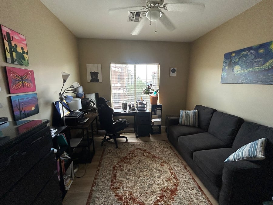 Desk + Sleeper sofa ( optional bed)