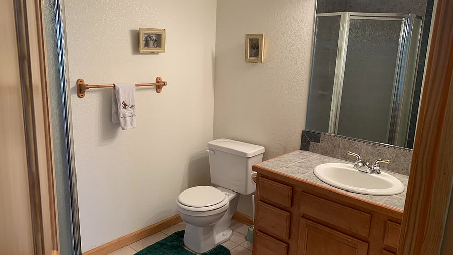 Downstairs bathroom.