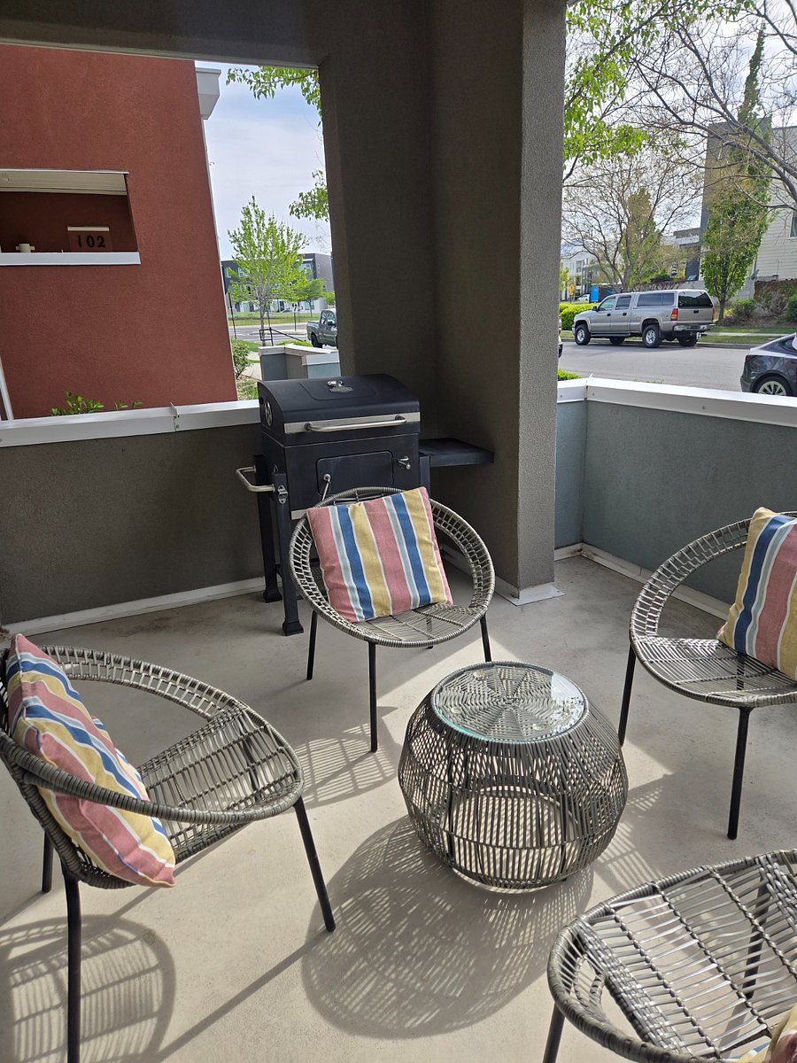 Outdoor Patio and
Charcoal Grill
