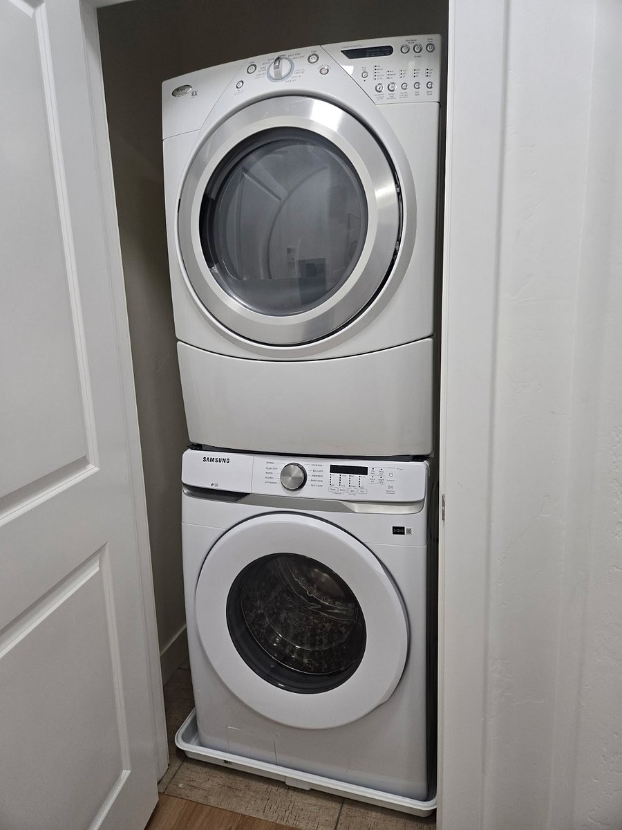In unit washer and dryer