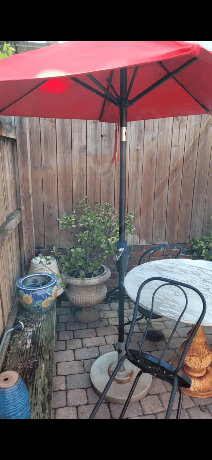 Rear patio