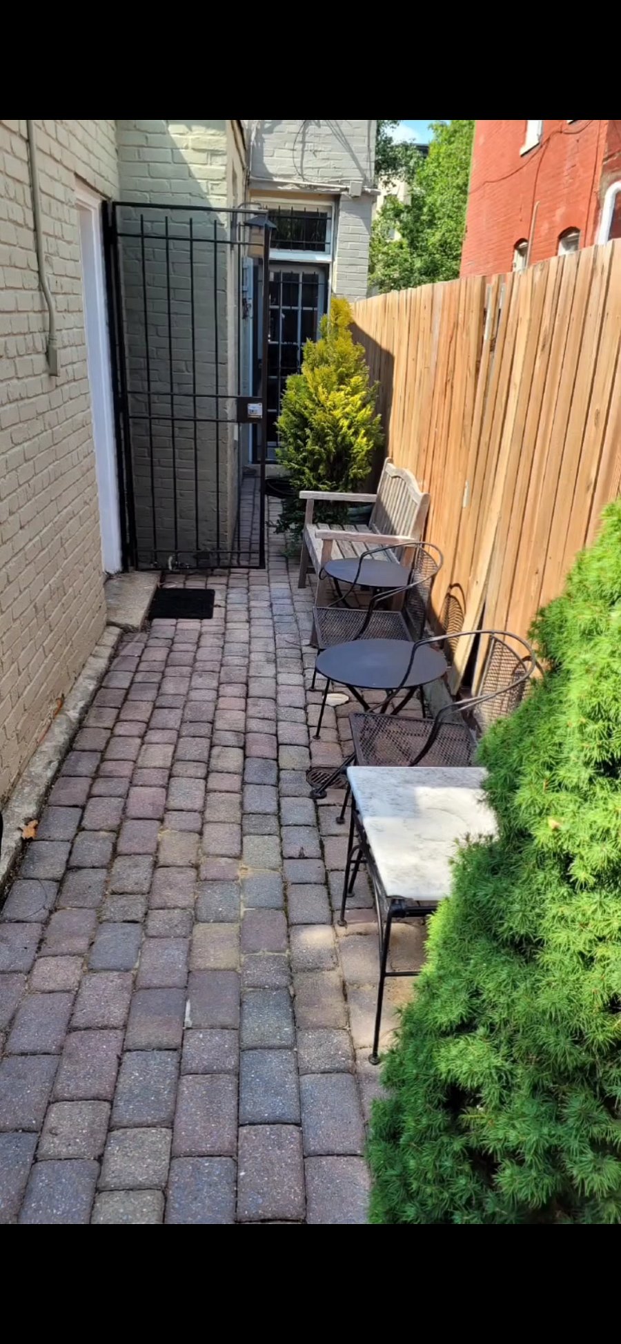 Rear patio