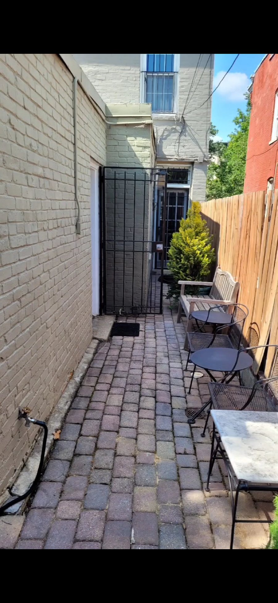 Rear patio