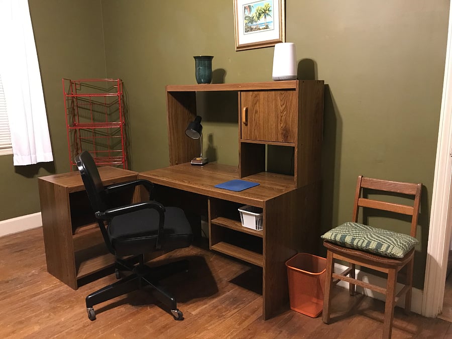 Study with computer desk