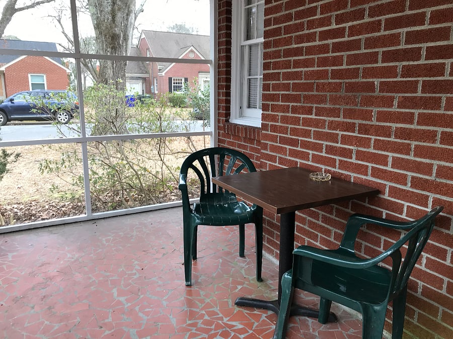 Screened porch