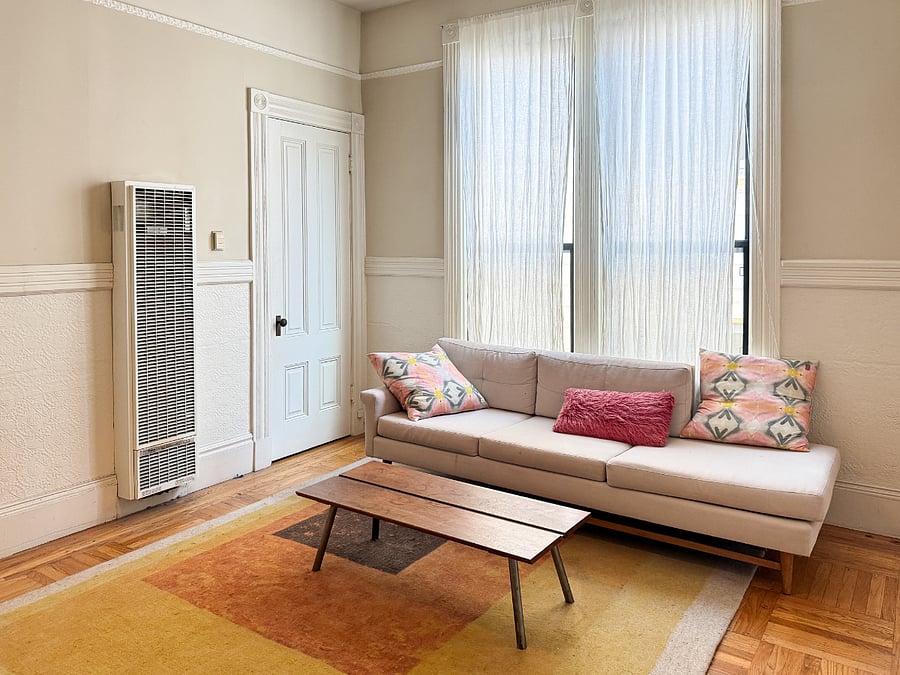 Private living room + closet