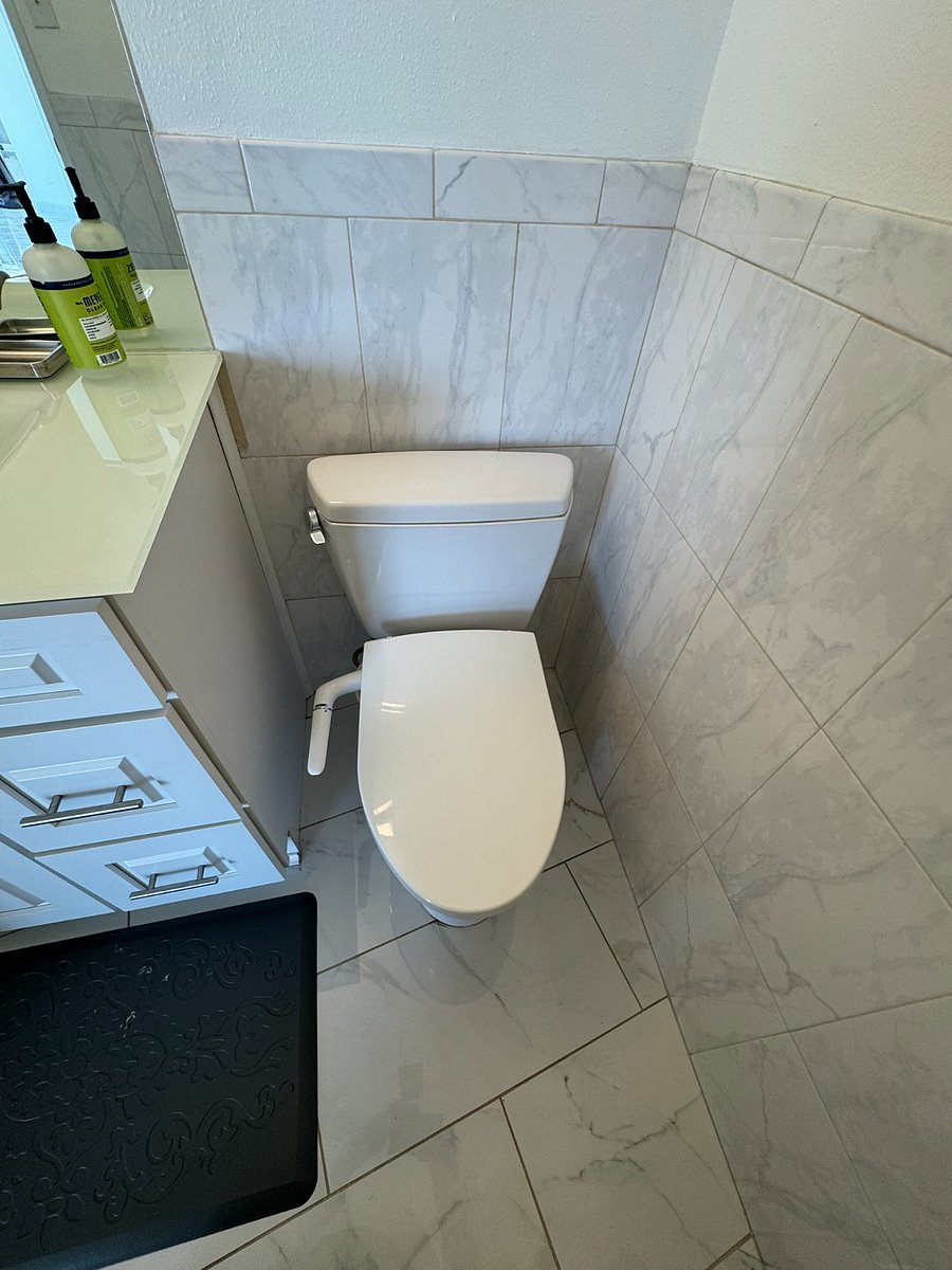 Guest Restroom with bed care toilet
