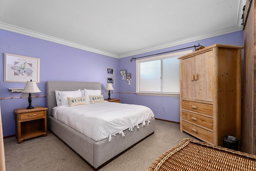 Bedroom #2 with queen bed.