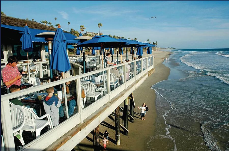 Dining on the Beach