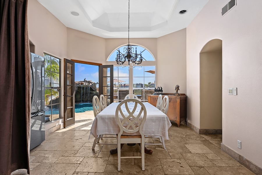 Formal dining room.