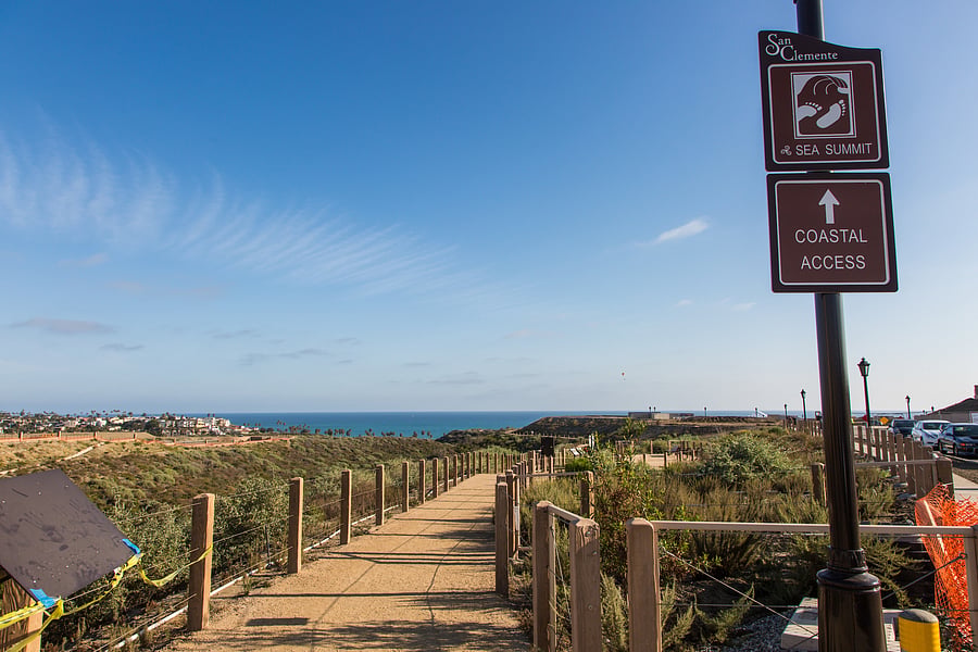 Two and a half mile beach trail